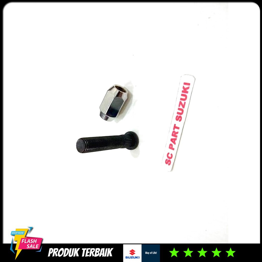 Baut + Mur Roda Racing Panjang Suzuki