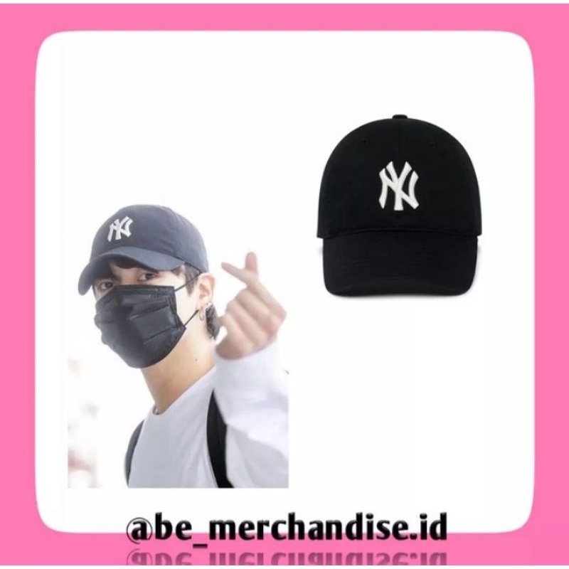 BTS Jungkook Wearing [MLB] New York Yankess N-Cover Unstructured Ball Cap