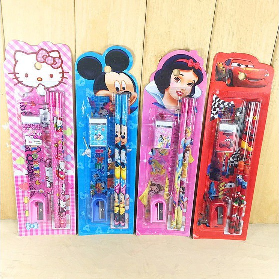 

Pencil Set Alat Tulis Anak 5 In 1 Set Alat Tulis Anak Sekolah / 2 Pensil