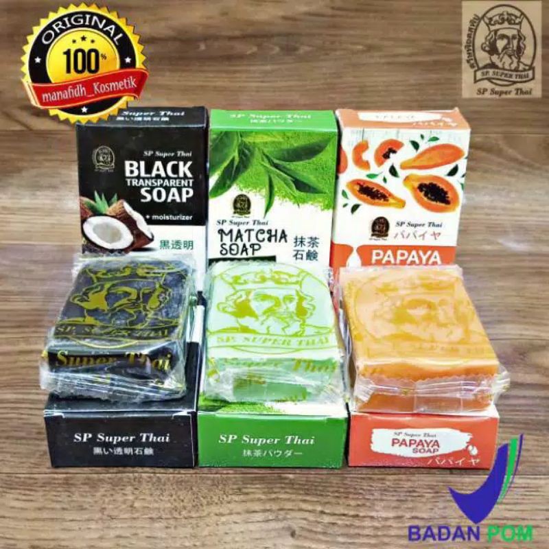 sabun black soap sp thai bpom anti flek