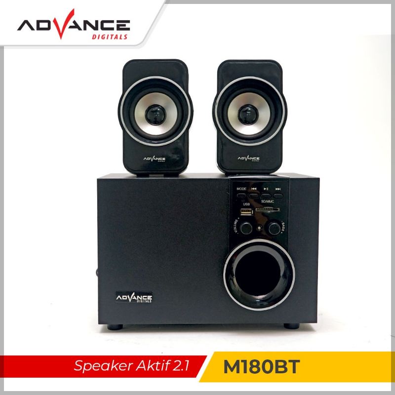 Speaker Multimedia M180 BT Bluetooth FM Advance M180BT Subwoofer system