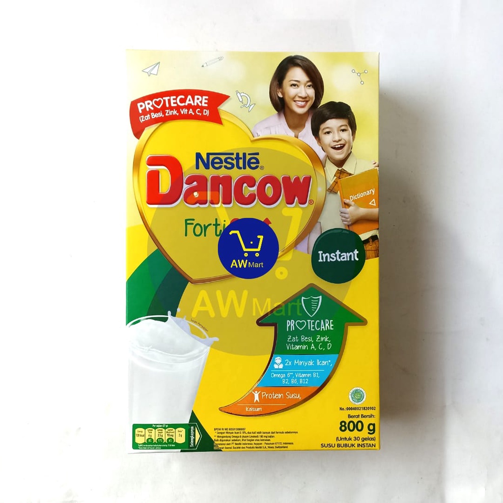 DANCOW FORTIGRO 800 GRAM - SUSU DANCOW INSTANT 800 GRAM - SUSU DANCOW FULL CREAM 800 GRAM