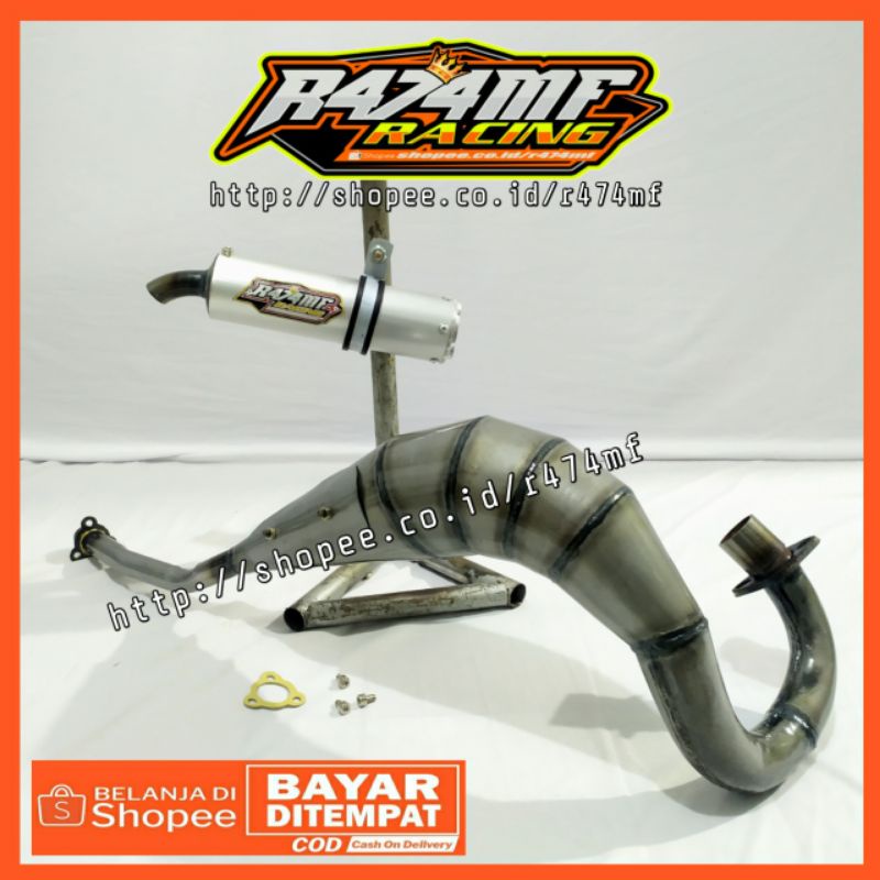 Knalpot Udang Fizr Satria 2 tak Galvanis