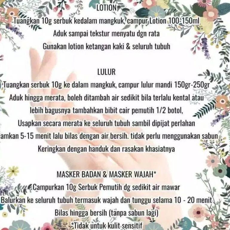 [KODE 9LDRM] SERBUK MUTIARA KILOAN BIBIT PEMUTIH COLLAGEN ARBUTIN WAJAH DAN BADAN ORIGINAL BPOM/mask