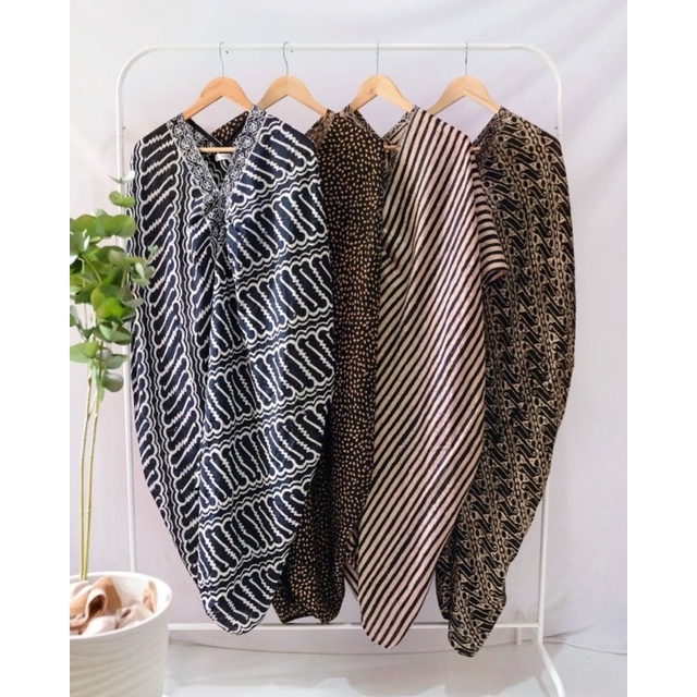 Kaftan Batik Viscose Doby Tunik Wanita