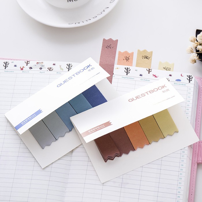 

Sticky Notes / Memo Stick Motif Pita 5 Warna (100 Lembar)
