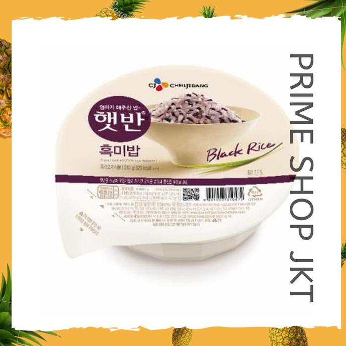 

Promo Awal tahun Cj Hetbahn Black Rice Nasi Hitam Instan Korea Travel Instant 210 gr Promo Awal tahun