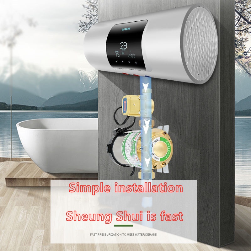 Pompa Booster Pendorong 100Watt Mesin Pendorong Air Shower Water Heater Booster Pompa Booster Otomatis