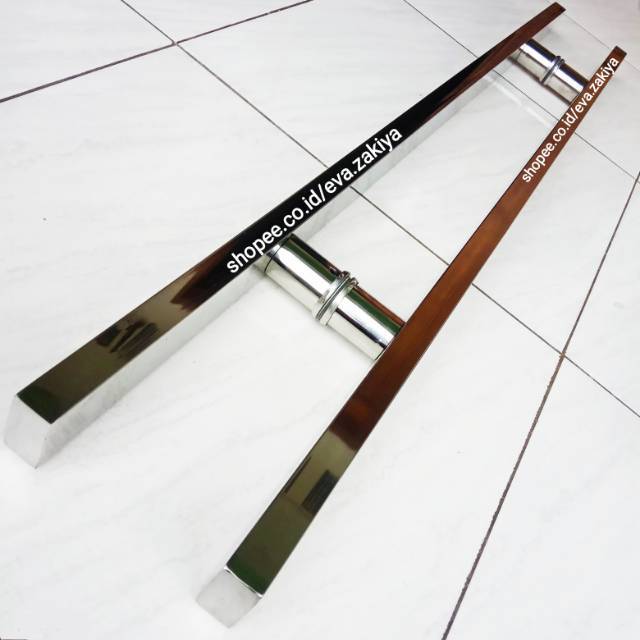 gagang pintu kaca panjang 100cm