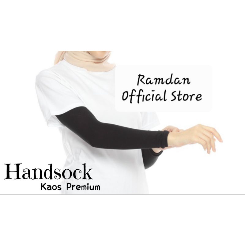 Manset Tangan Wanita Kaos Premium Standard &amp; Jumbo / Manset Tangan Hansock