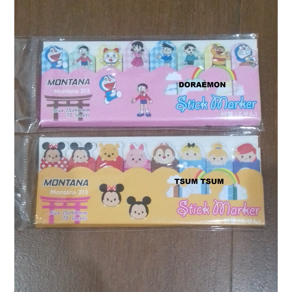 

Memo Post It Doraemon Tsum Tsum Kartun Sticky Note Memo Marker