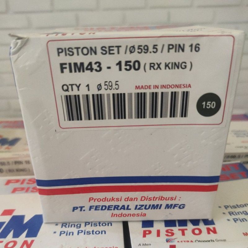 Piston Kit FIM RXKing RX King FIM43 OS 50/75/100/125/150/175/200/250/300/400-os.150 (59.5)