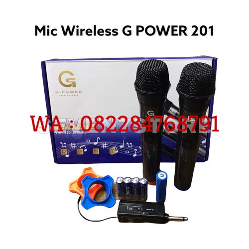 MIC G - POWER WIRELESS MICROPHONE MIC 201 VHF
