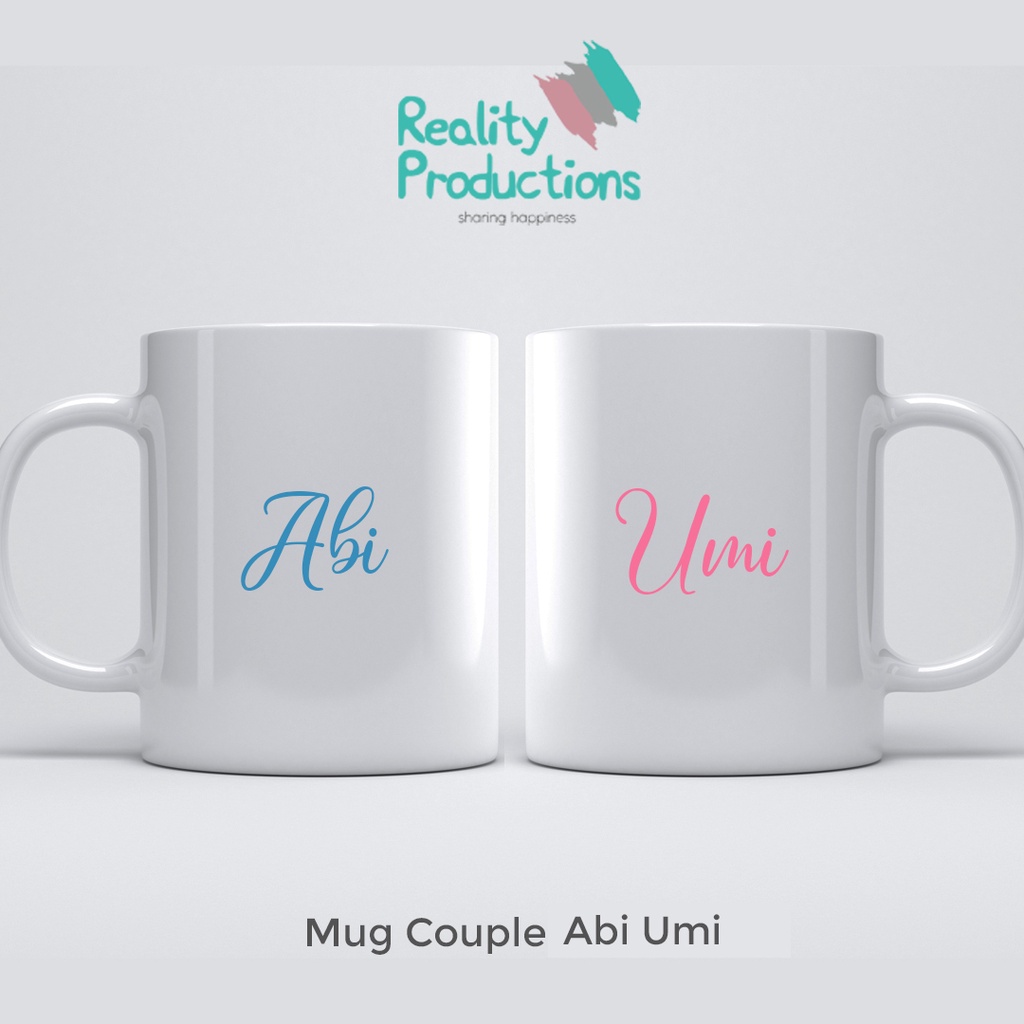 Mug Couple Ayah Bunda Bapak Ibu Mama Papa Abi Umi Hadiah Orangtua