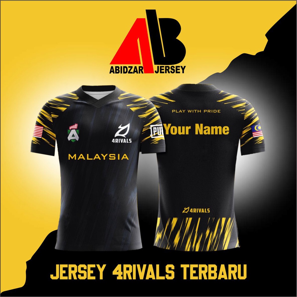 JERSEY 4RIVALS TERBARU PUBG GAME