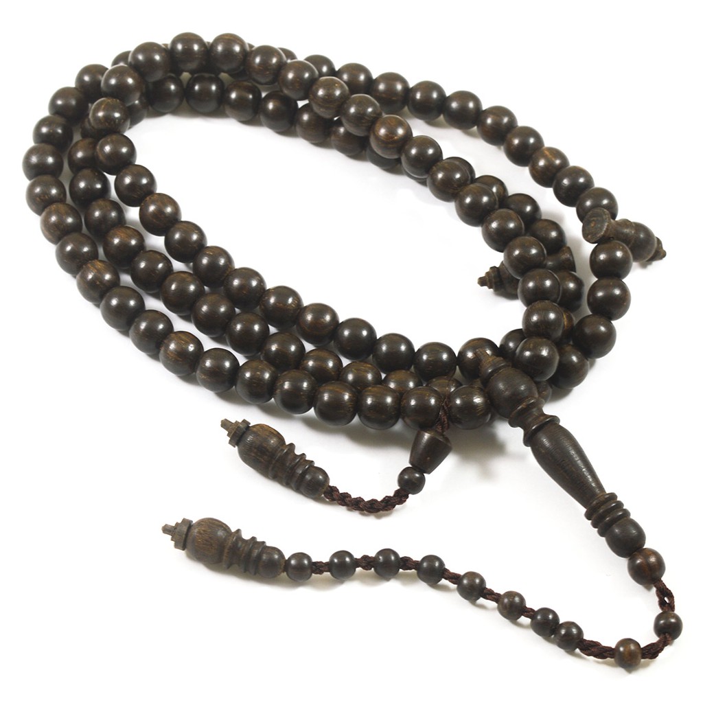 Tasbih Kayu Kalimosodo 99 butir Asli Natural | Shopee Indonesia