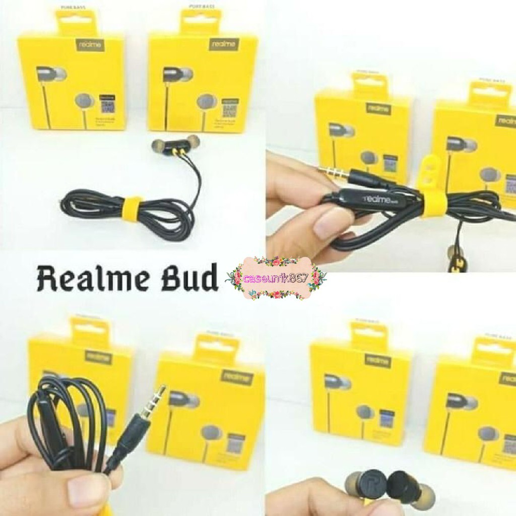 BM062 Handsfree Earphone Headset Realme Suara Bagus CS1276