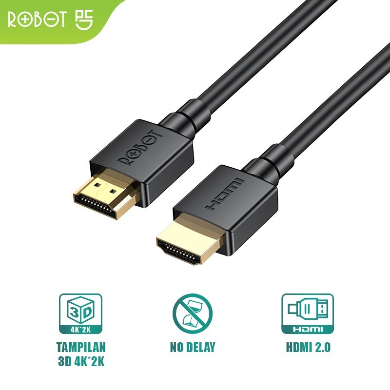 Kabel HDMI High Definition No Delay 3D 4K*2K HD Ori - ROBOT