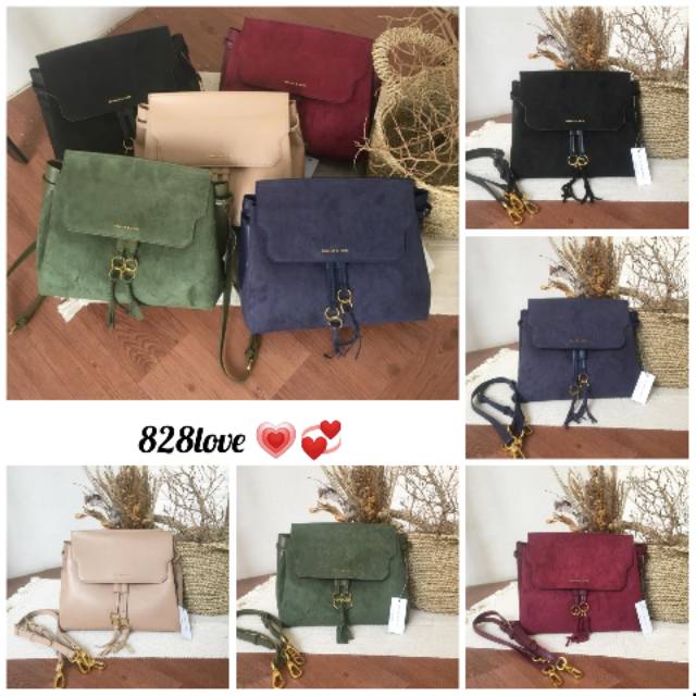 Tas Wanita CHARLES AND KEITH WINY MAROON /ARMY /CREAM /NAVY /BLACK