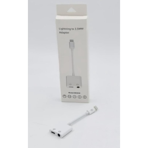 ADAPTER LIGHTNING JACK 3.5MM iPhone AUDIO JACK &amp; CHARGING support mic mh 030