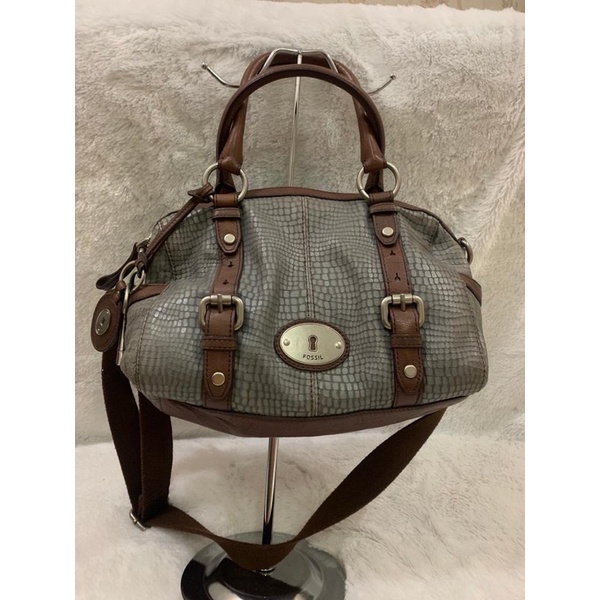 Preloved Fossil Maddox Satchel Large