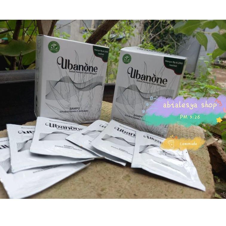 [KODE 0GJM9] shampo penghilang uban Ubanone 1 box(10pcs)