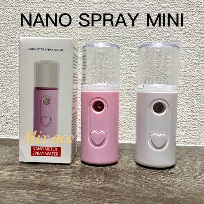 Nano MIST Sprayer Face Atomizatiaon Mini Poerable / Nano Spray Perawatan Pelembab Wajah