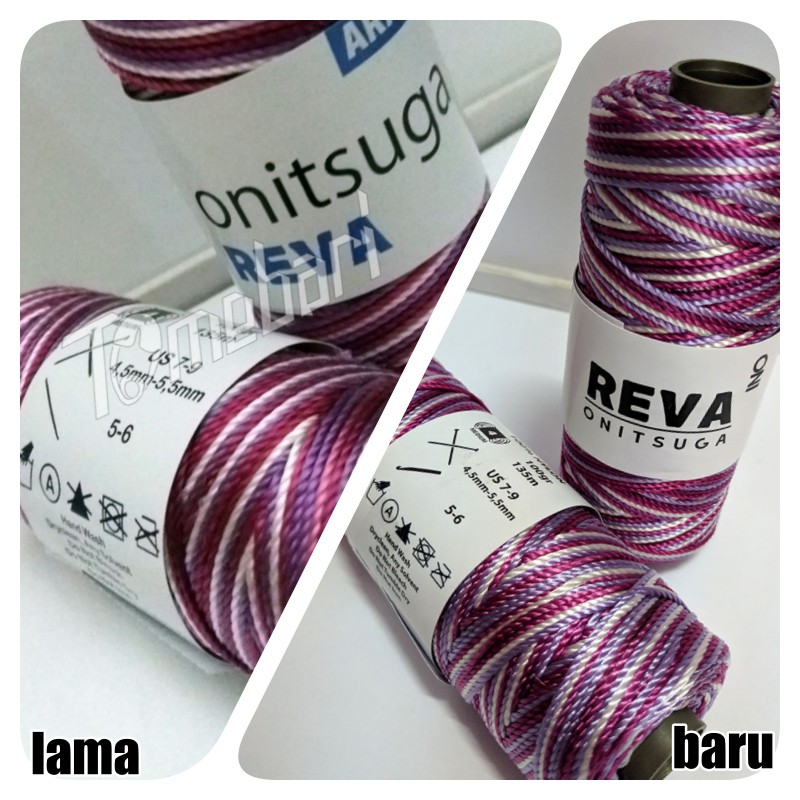 A2005 BENANG RAJUT NILON OMBRE ONITSUGA REVA GRADASI UNGU