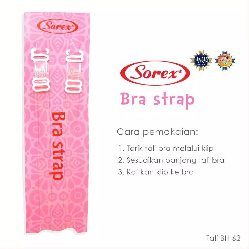 Tali BH Sorex 62 Silicone | Bra Strap BENING Merk Sorex Asli Murah - Bwr