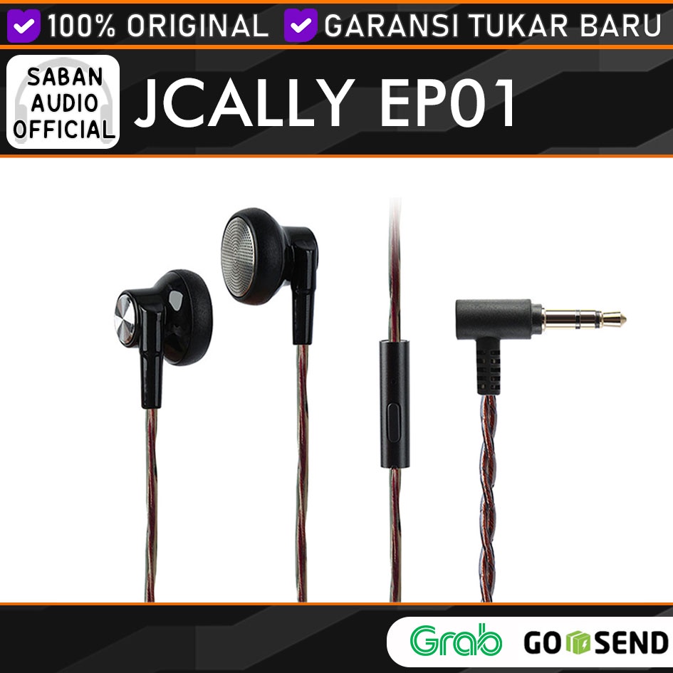 JCALLY EP01 Earbud with Microphone Headset Microphone