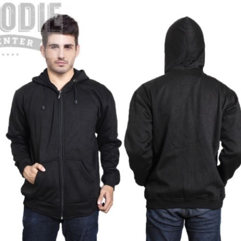 jaket zipper/jaket hoodie polos/jaket resleting polos