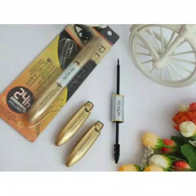 Medan Termurah Curly &amp; Eyeliner Revlon 2in1 Mascara Maskara good quality