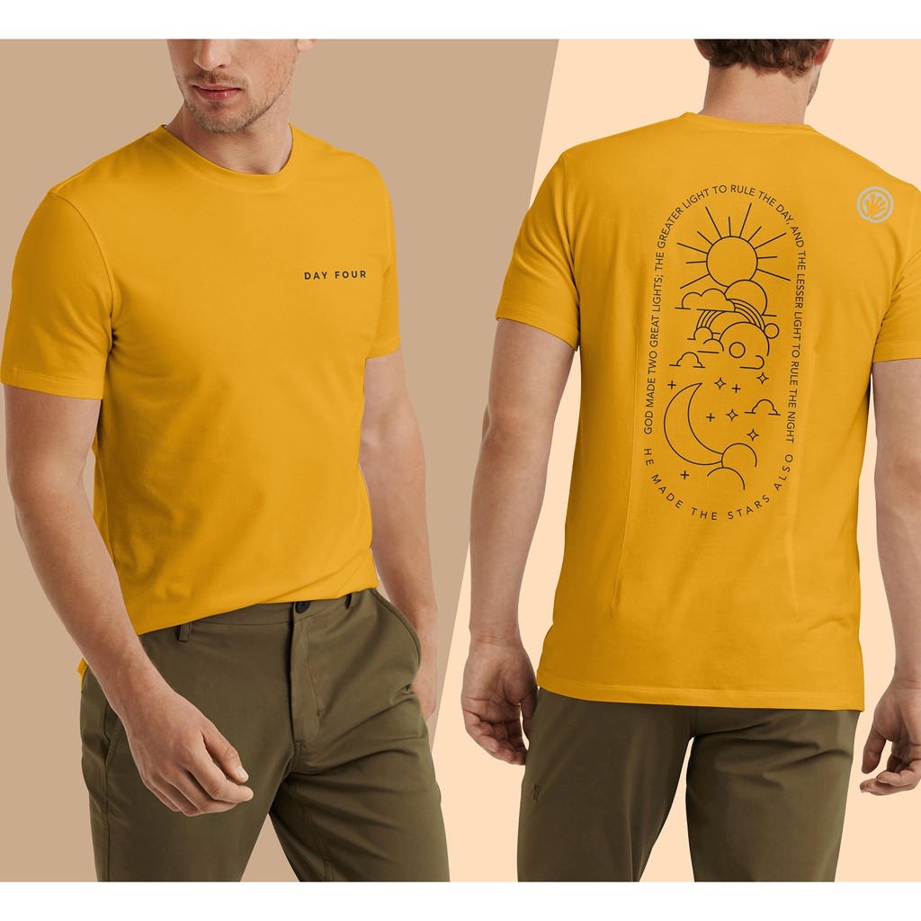 KAOS OBLONG ROHANI SERI PENCIPTAAN DAY FOUR HANDESIGN / CODE: FOUR1