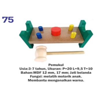 Alat Peraga Edukatif Pemukul