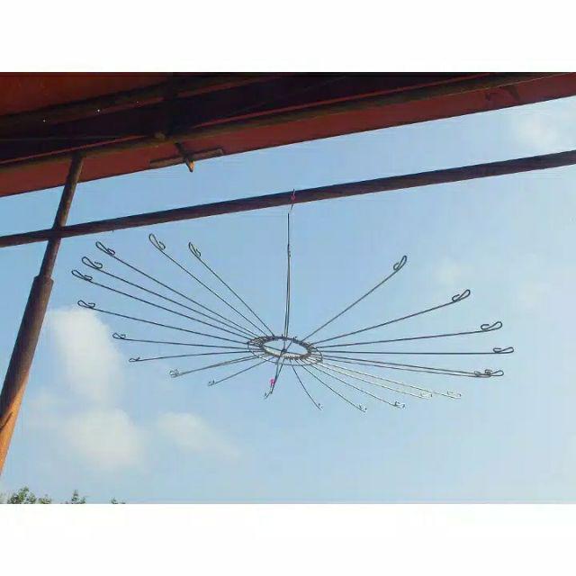 Folding Hanger Anak Besi - Gantungan Baju Bayi Bulat