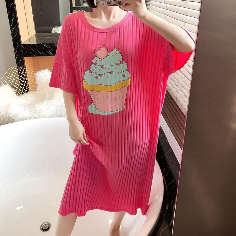 Dress Model Longgar Lengan Pendek Bahan Katun Tipis Ada Ukuran Besar Untuk Wanita Shopee Indonesia