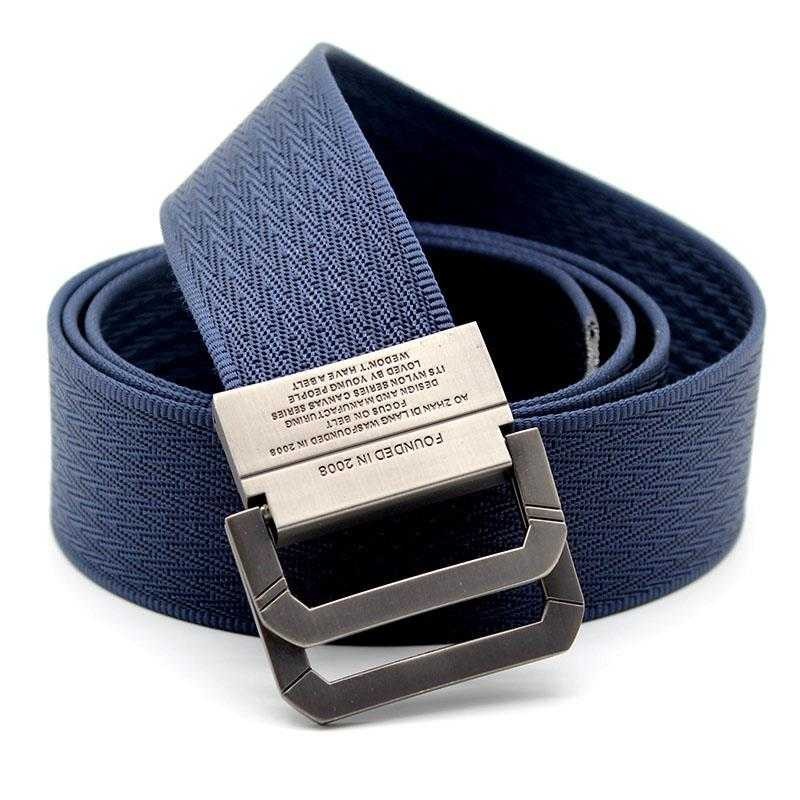 Bergaransi ! Rhodey Craftman Tali Ikat Pinggang Pria Canvas Buckle Belt - B1029