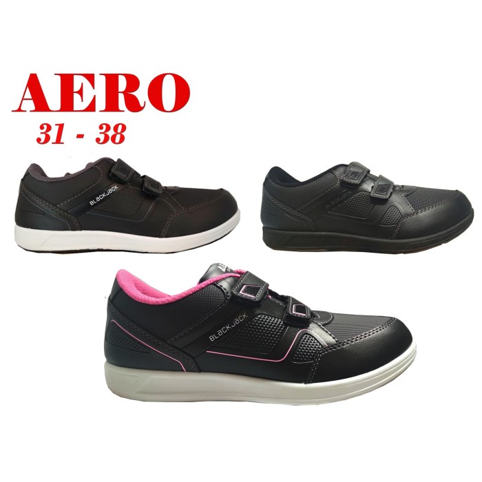 (PROMO) SEPATU SEKOLAH AERO JACK 31-38 SEPATU SEKOLAH ANAK SD SMP