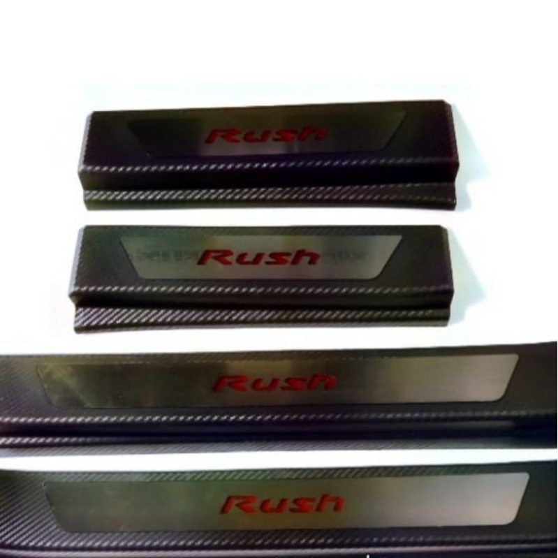 sillplate injakan kaki mobil all new rush  karbon