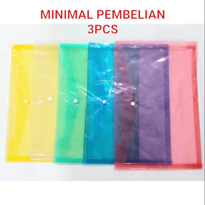 

Map Plastik Kancing F4
