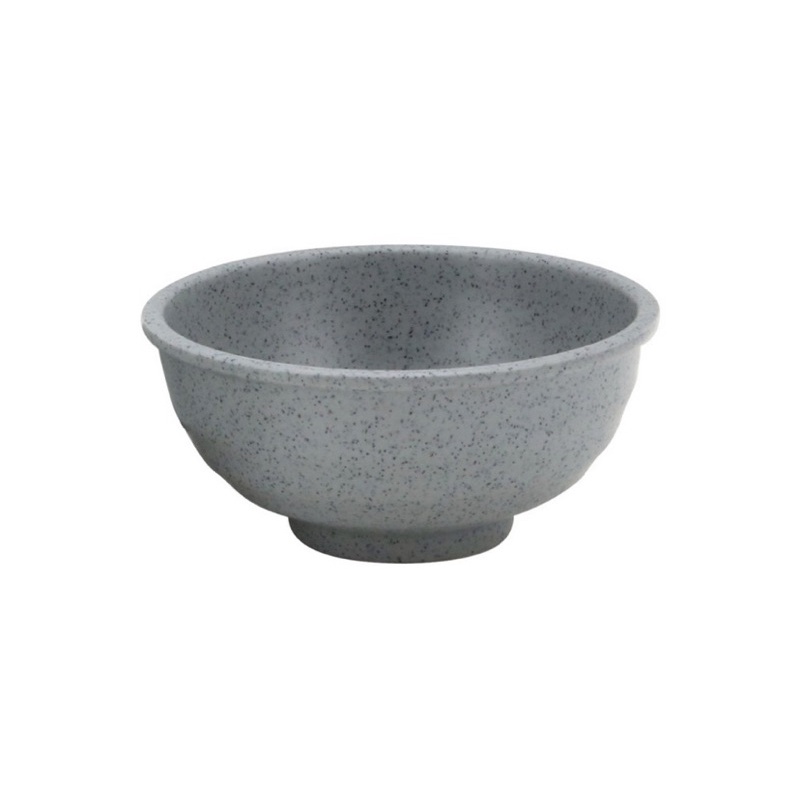 Mangkok Sup / Nasi / Kuah Melamin  ONYX 4.5, 6.5 &amp; 7.5 inch ABU -ABU /  JAPANESE BOWL MELAMINE GREY