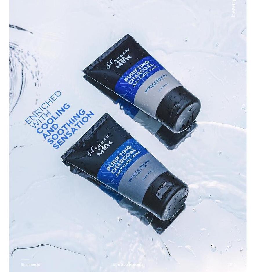 itn-04 [ART. 053389] Facial Wash Shannen (Brightening Moisture), acne dan shanen for men .,.,.,..,