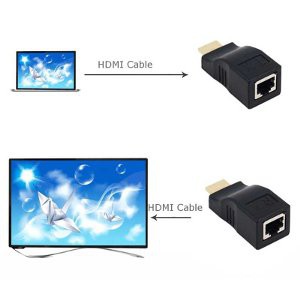 Promo  Hdmi to Hdmi Melalui Konektor RJ45 atau LAN Support Full HD 4K  Murah