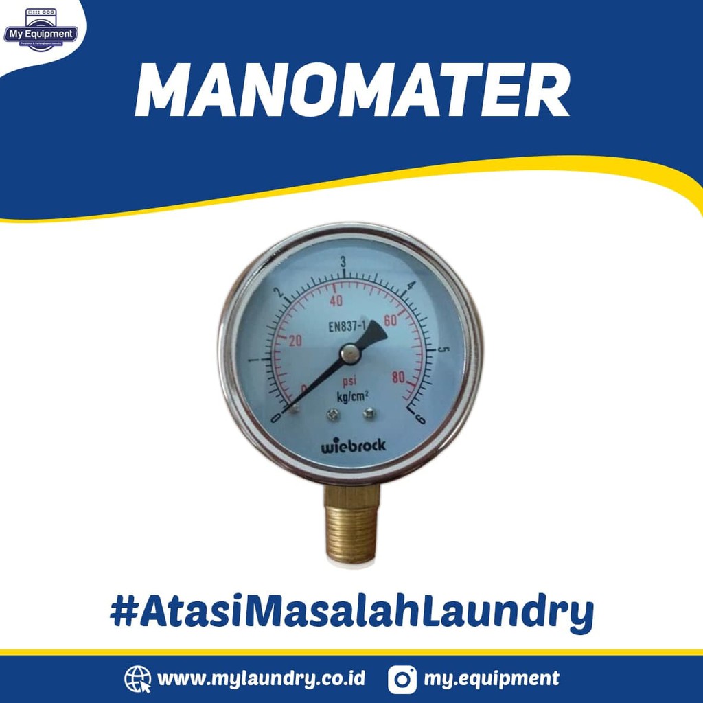 Manometer Setrika Uap Boiler Pontianak