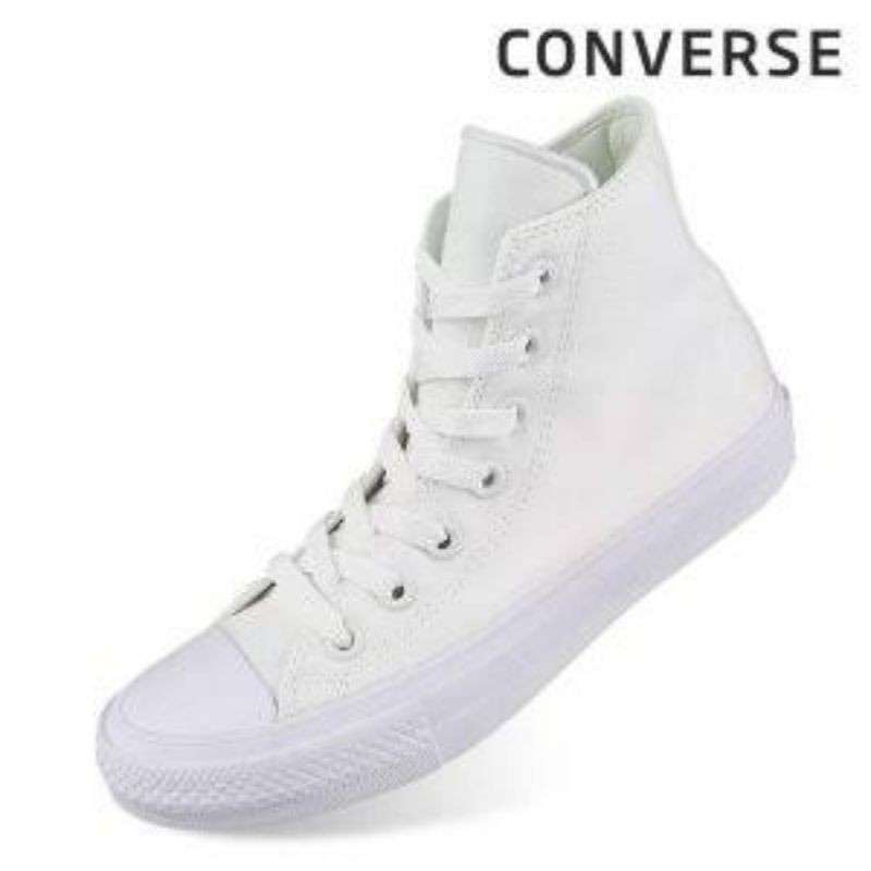 SEPATU CONVERSE CHUCK TAYLOR LOW FULL WHITE | SEPATU CONVERSE CT BOOT FULL WHITE