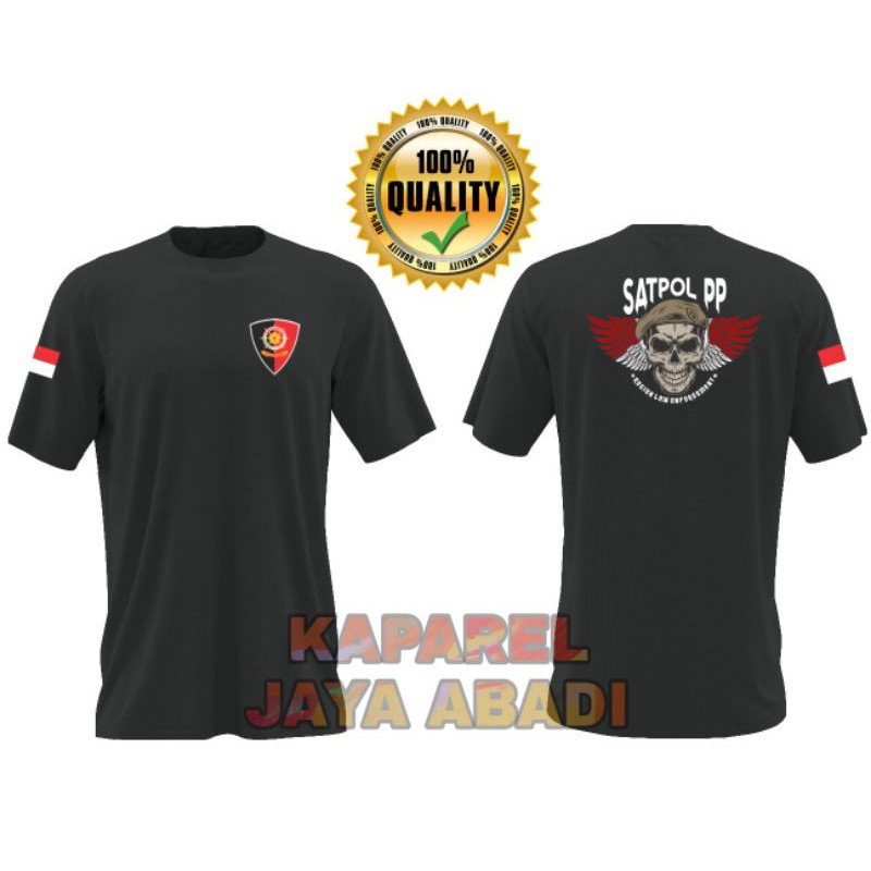 Kaos Pol-Pp/Baju Pol-pp/Atasan Pria Wanita Satpol-Pp Region Law Enforcement Lengan Pendek