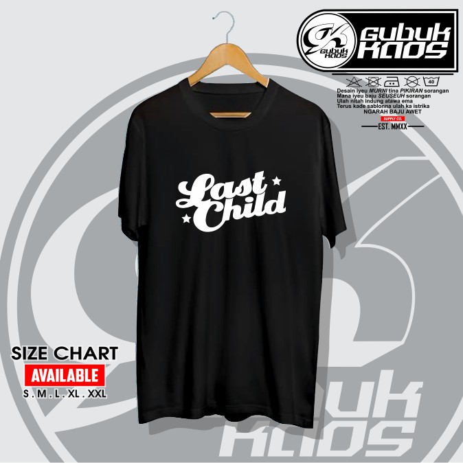 BAJU KAOS/TSHIRT LOGO LAST CHILD - GUBUK.KAOS