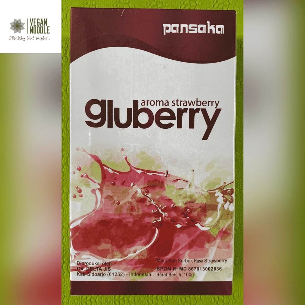 Gluberry Pansaka rasa strawberry