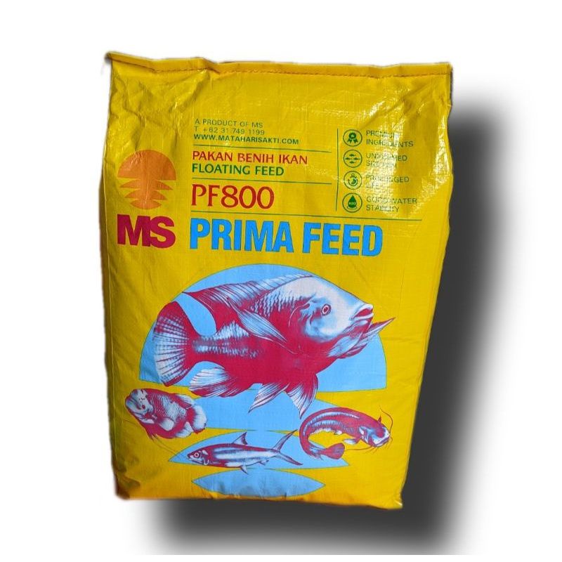 PELET PF 800 PRIMA FEED REPACK 1 KG PAKAN BENIH IKAN