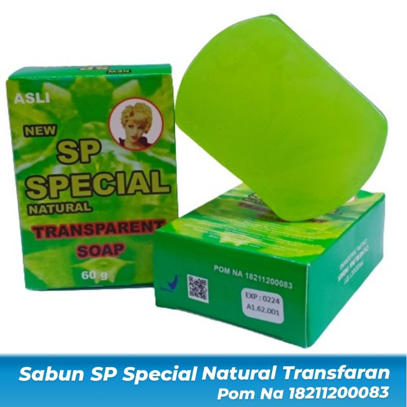 SABUN WAJAH SP SPECIAL NATURAL SOAP TRANSFARAN